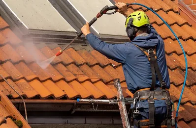Démoussage et hydrofuge de toiture à Grandrif